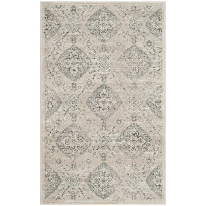 SAFAVIEH Carnegie CNG623B Taupe / Light Blue Rug Image 5