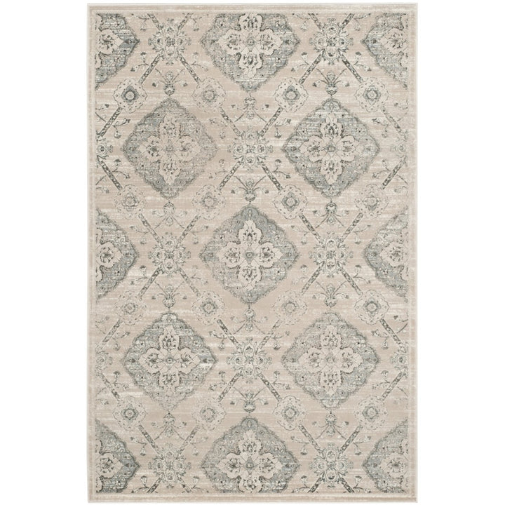 SAFAVIEH Carnegie CNG623B Taupe / Light Blue Rug Image 6