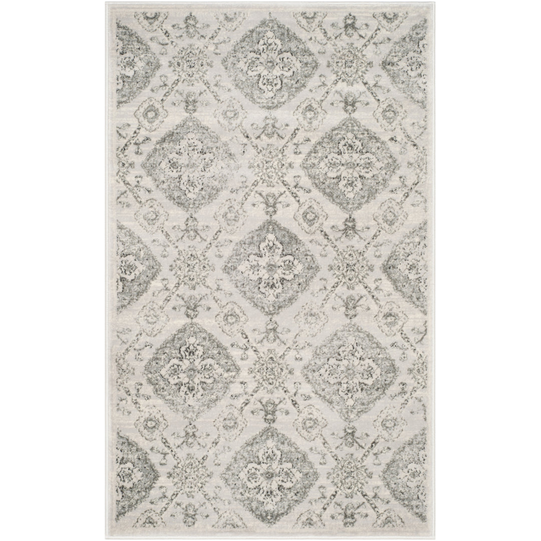 SAFAVIEH Carnegie Collection CNG623S Silver / Grey Rug Image 5