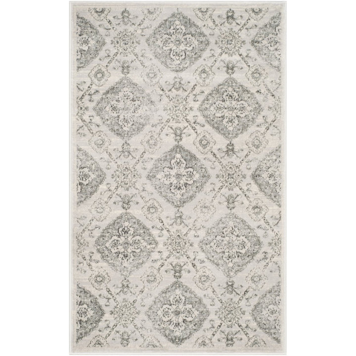 SAFAVIEH Carnegie Collection CNG623S Silver / Grey Rug Image 1