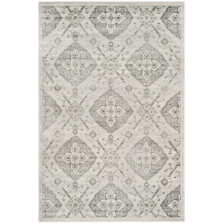 SAFAVIEH Carnegie Collection CNG623S Silver / Grey Rug Image 6