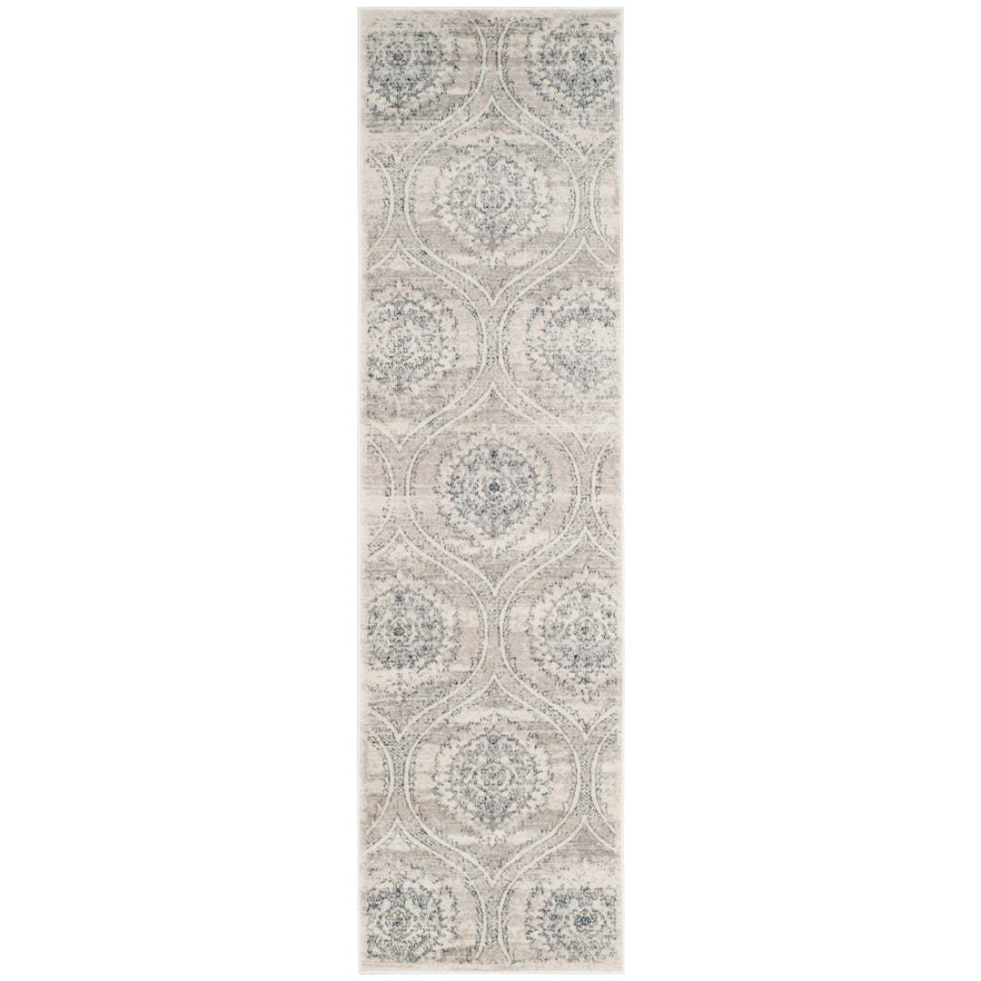 SAFAVIEH Carnegie CNG626A Light Grey / Cream Rug Image 1