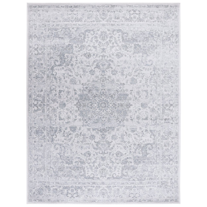 SAFAVIEH Carnegie Collection CNG631K Cream/Dark Grey Rug Image 1