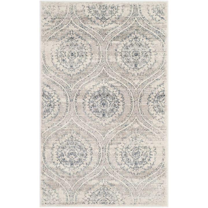 SAFAVIEH Carnegie CNG626A Light Grey / Cream Rug Image 5