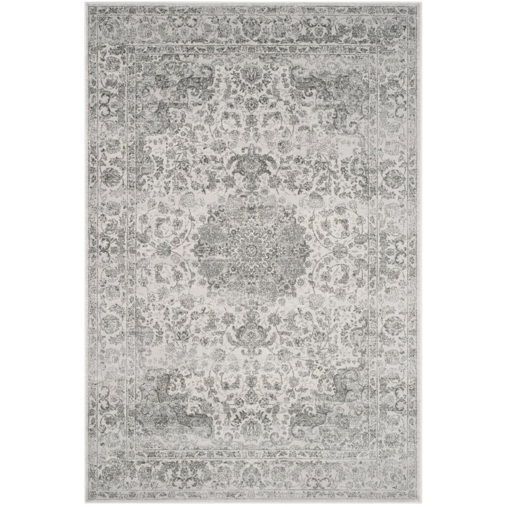 SAFAVIEH Carnegie Collection CNG631K Cream/Dark Grey Rug Image 9