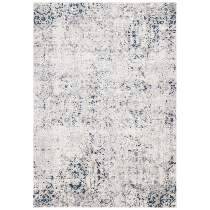 SAFAVIEH Carnegie Collection CNG681N Ivory / Navy Rug Image 1