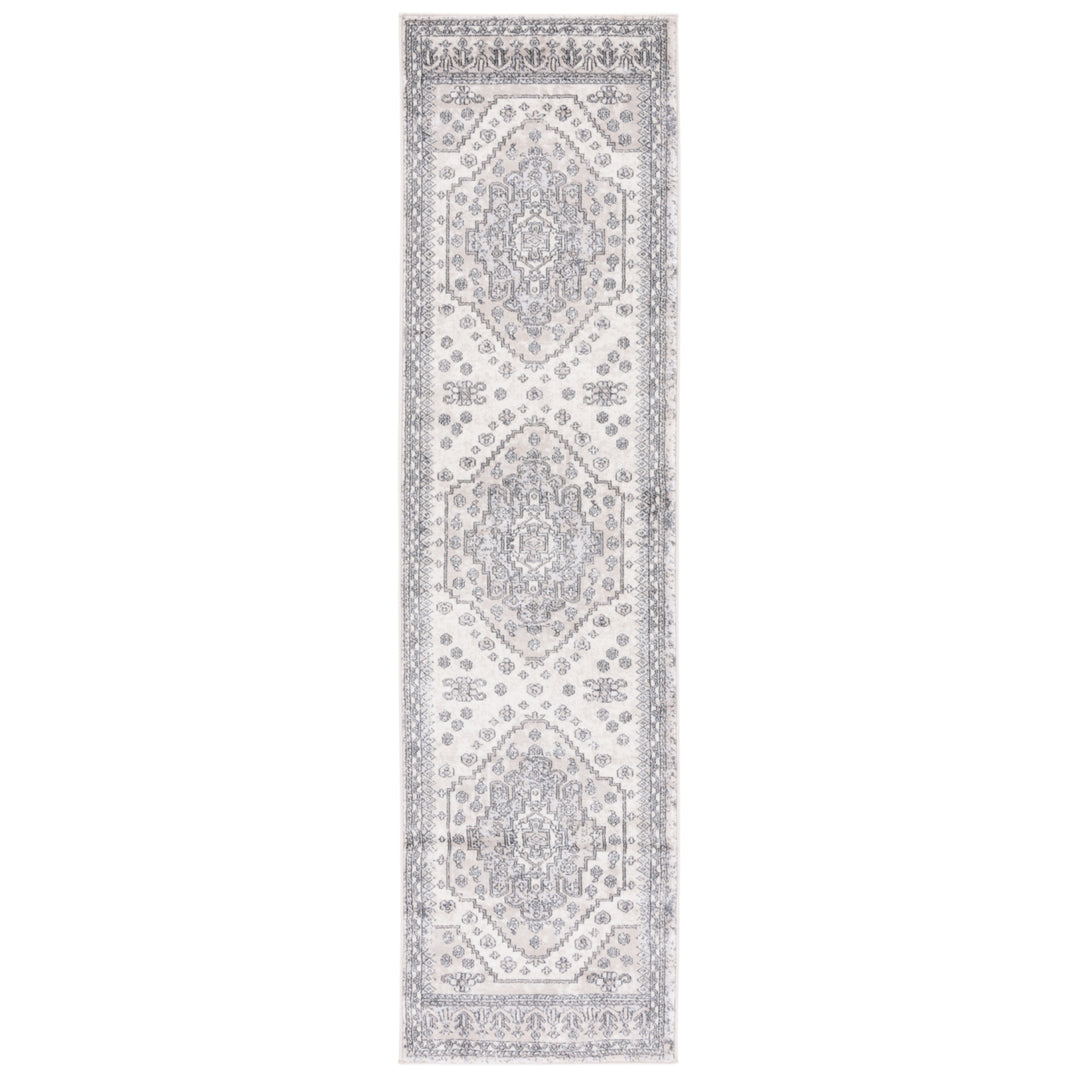 SAFAVIEH Carnegie Collection CNG662F Ivory / Grey Rug Image 3