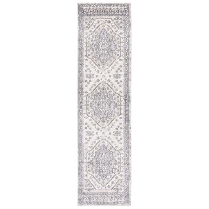 SAFAVIEH Carnegie Collection CNG662F Ivory / Grey Rug Image 3