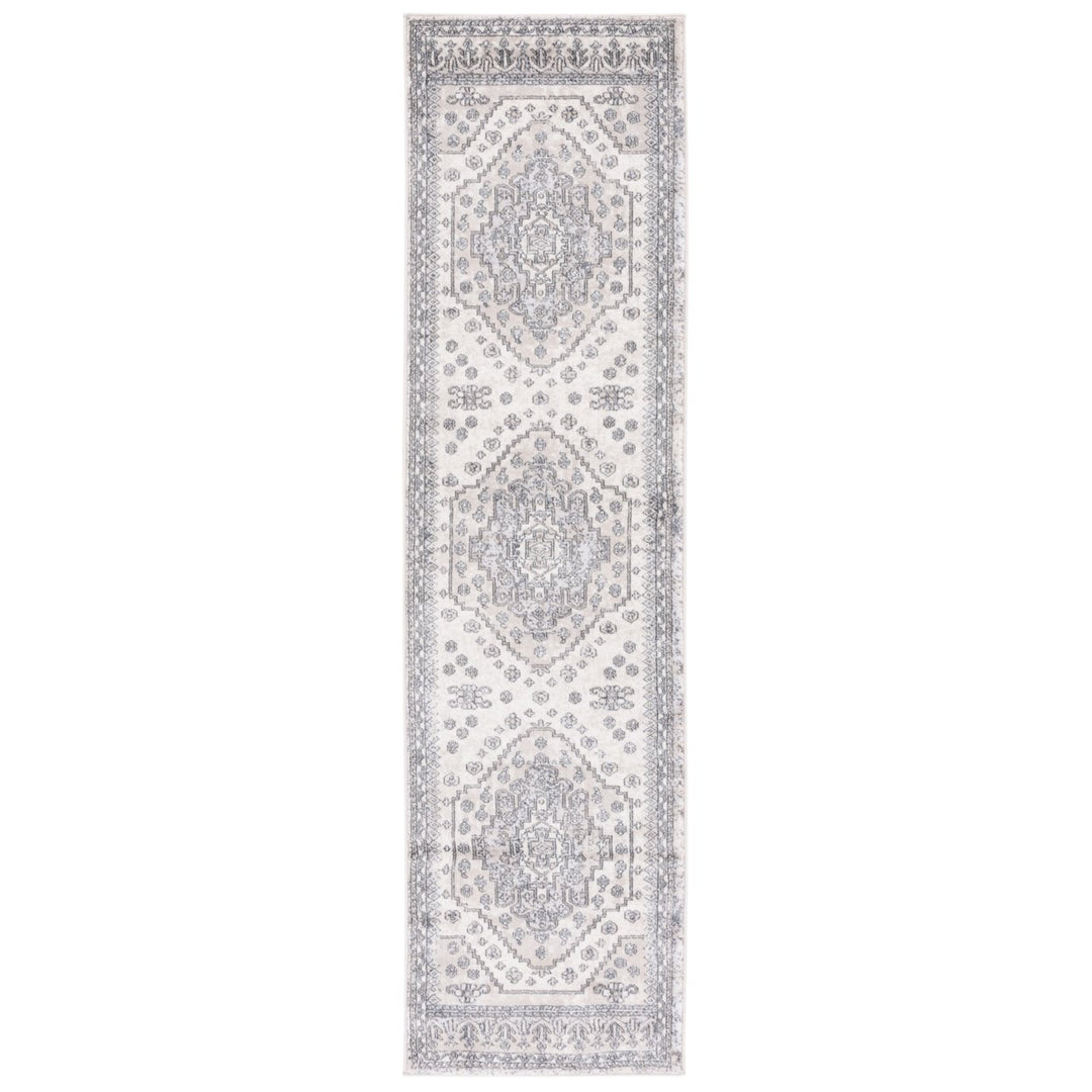 SAFAVIEH Carnegie Collection CNG662F Ivory / Grey Rug Image 1