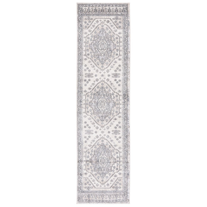 SAFAVIEH Carnegie Collection CNG662F Ivory / Grey Rug Image 1