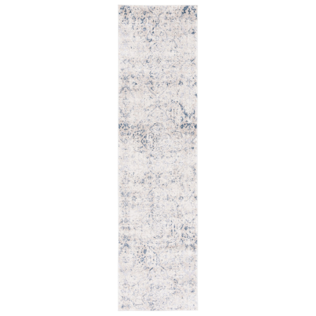 SAFAVIEH Carnegie Collection CNG681N Ivory / Navy Rug Image 2