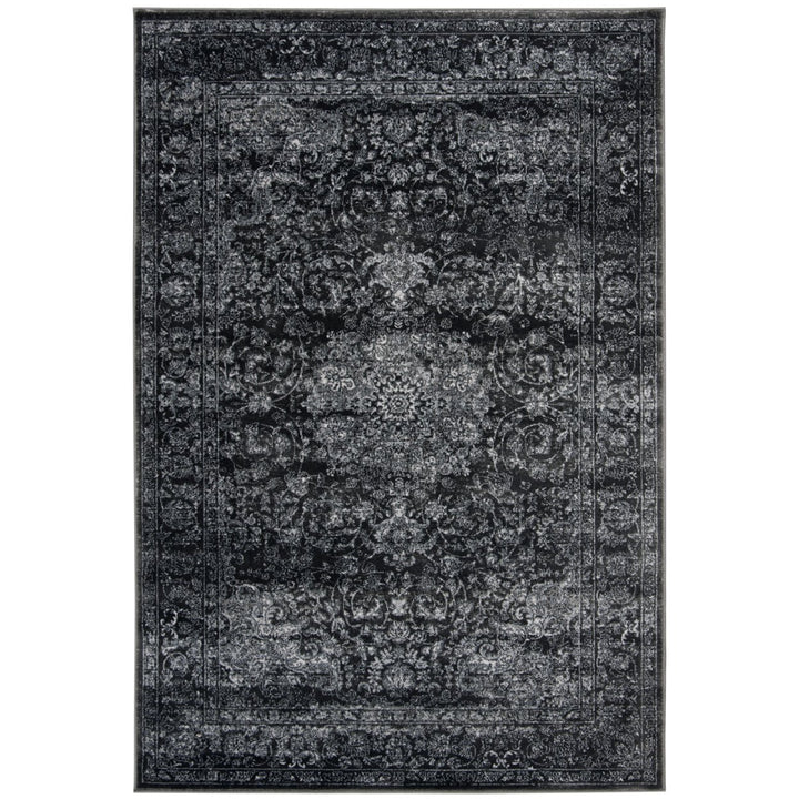 SAFAVIEH Carnegie Collection CNG631P Dark Grey/Cream Rug Image 6