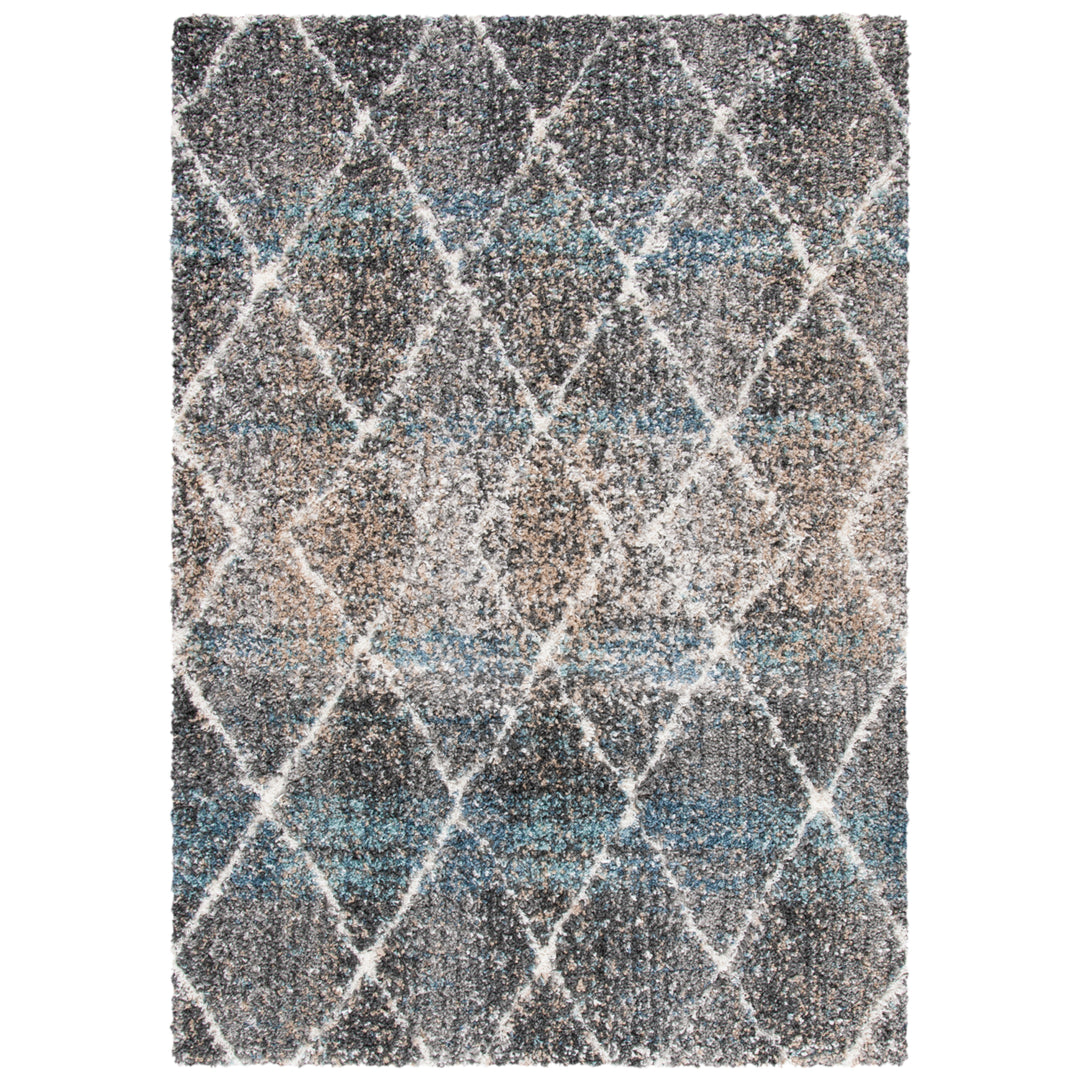 SAFAVIEH Canyon Shag CNY550F Grey / Ivory Rug Image 1