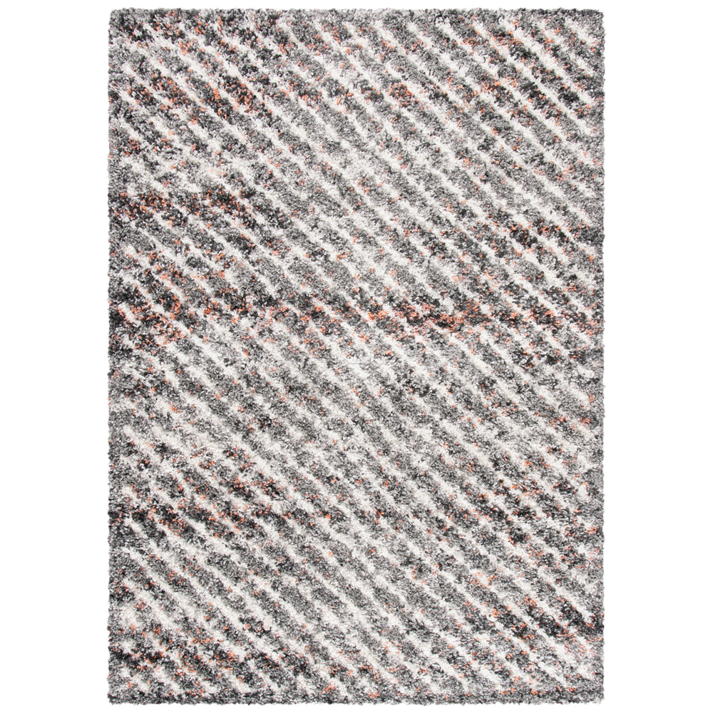 SAFAVIEH Canyon Shag CNY551F Grey / Ivory Rug Image 2