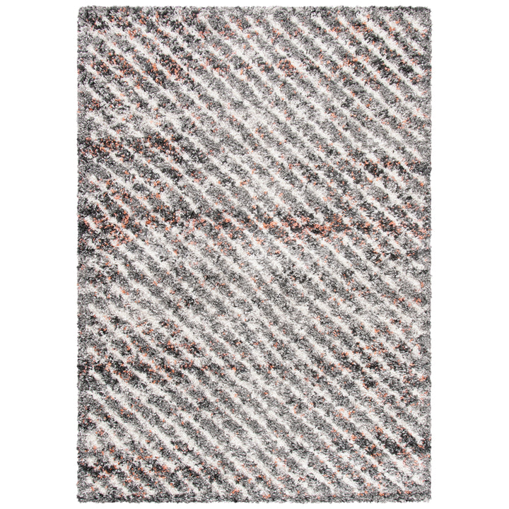 SAFAVIEH Canyon Shag CNY551F Grey / Ivory Rug Image 2