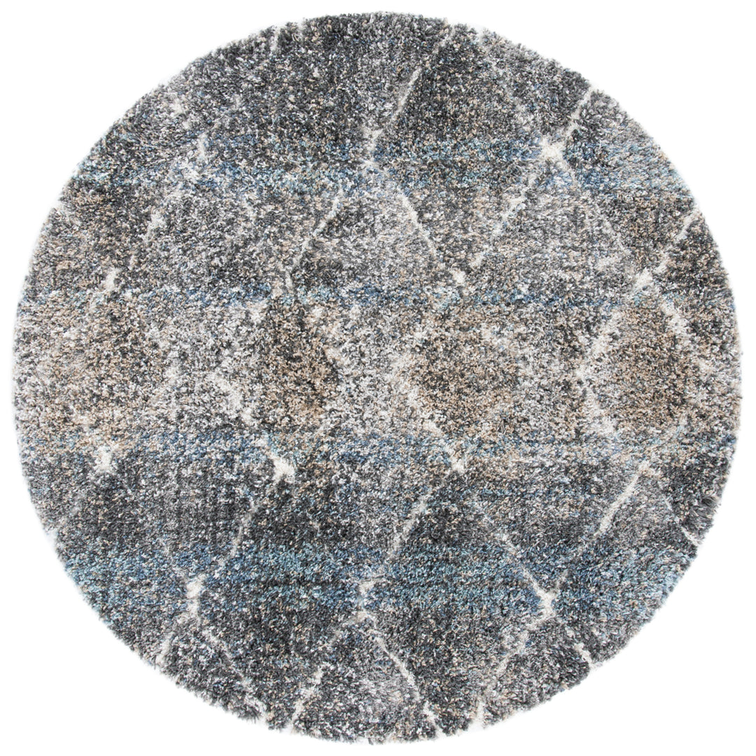 SAFAVIEH Canyon Shag CNY550F Grey / Ivory Rug Image 4