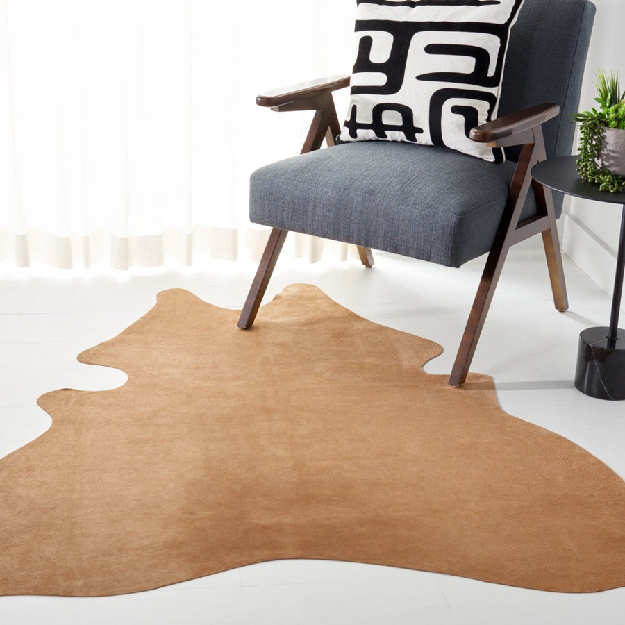 SAFAVIEH Suede Cowhide COH800A Light Beige Rug Image 1