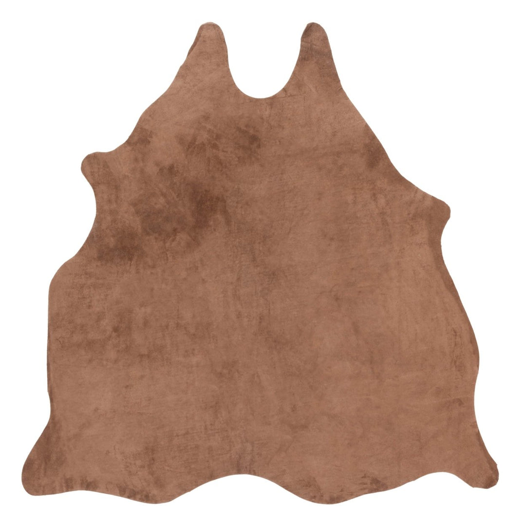 SAFAVIEH Suede Cowhide COH800S Light Brown Rug Image 1