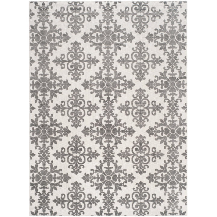 SAFAVIEH Cottage Collection COT906C Cream / Grey Rug Image 5