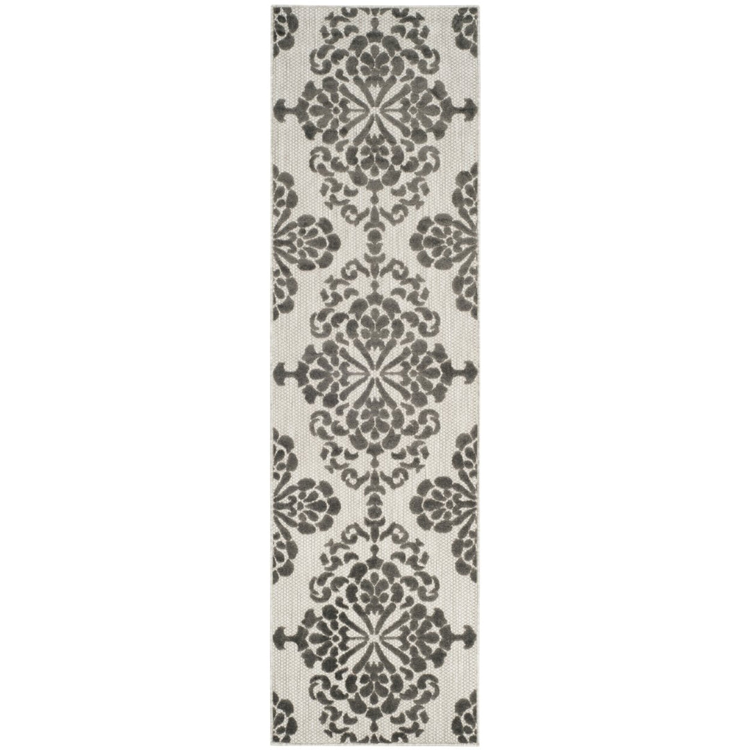 SAFAVIEH Cottage Collection COT908C Cream / Grey Rug Image 1