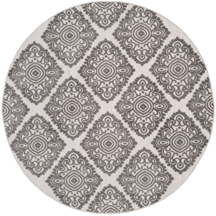 SAFAVIEH Cottage Collection COT907C Cream / Grey Rug Image 4