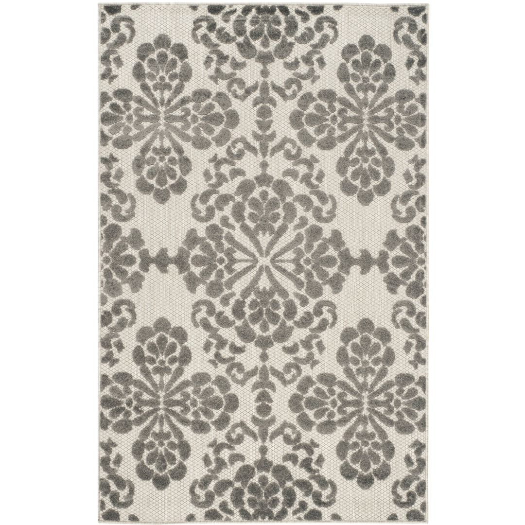 SAFAVIEH Cottage Collection COT908C Cream / Grey Rug Image 5