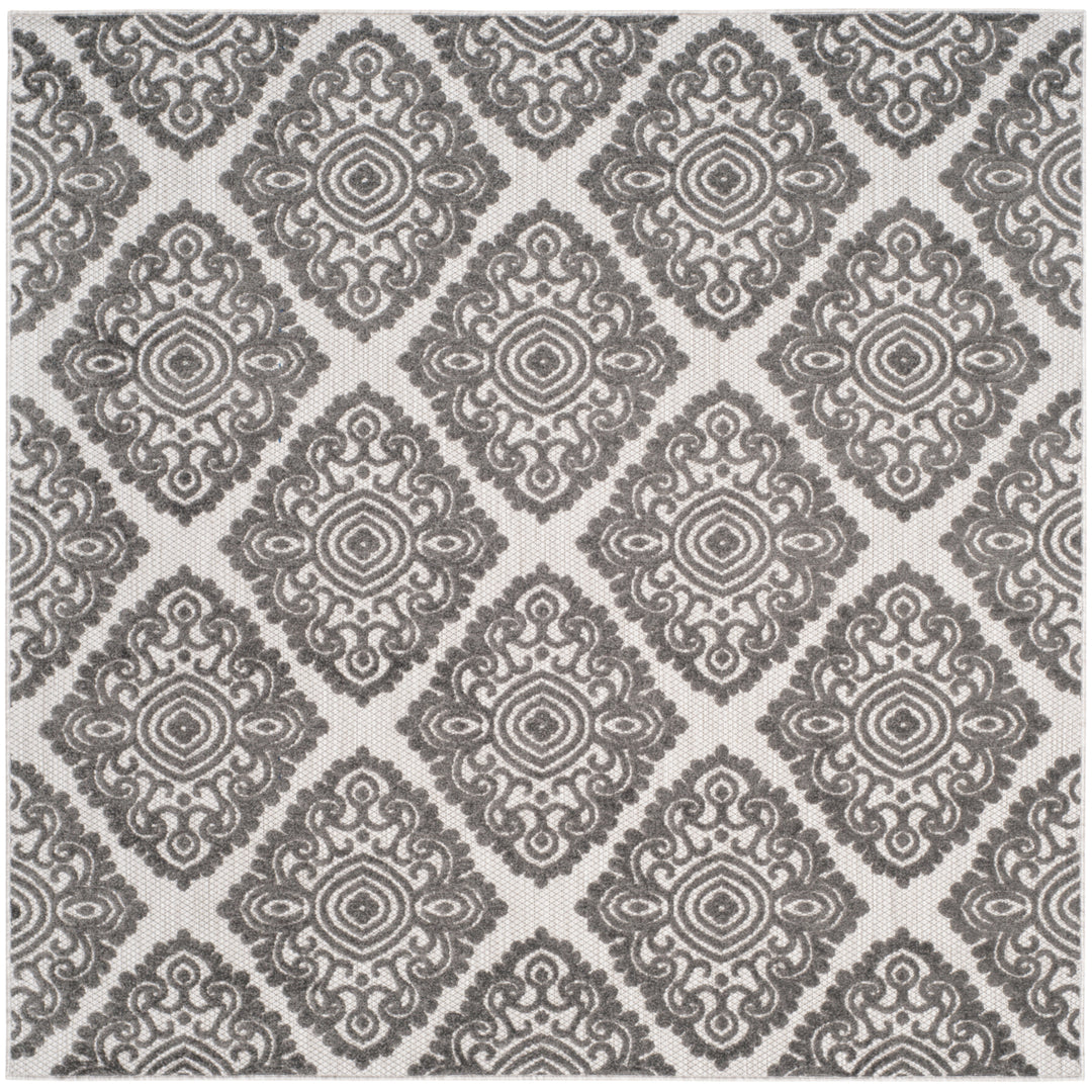 SAFAVIEH Cottage Collection COT907C Cream / Grey Rug Image 6