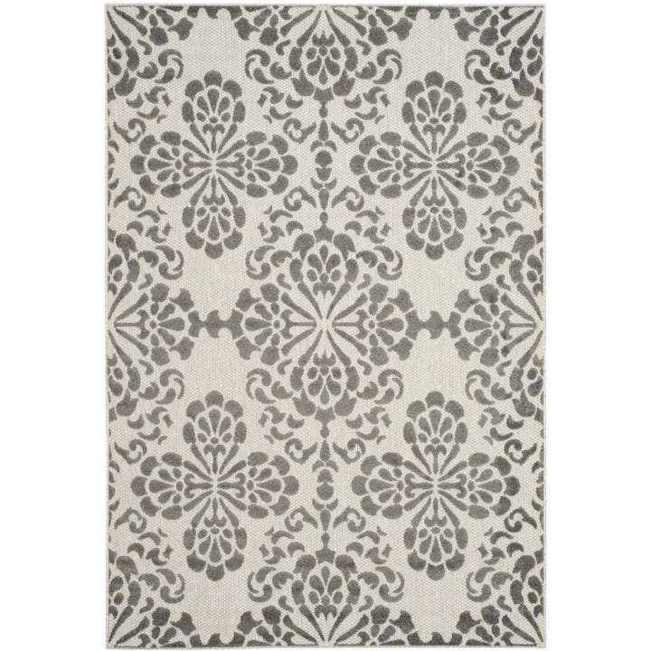 SAFAVIEH Cottage Collection COT908C Cream / Grey Rug Image 6