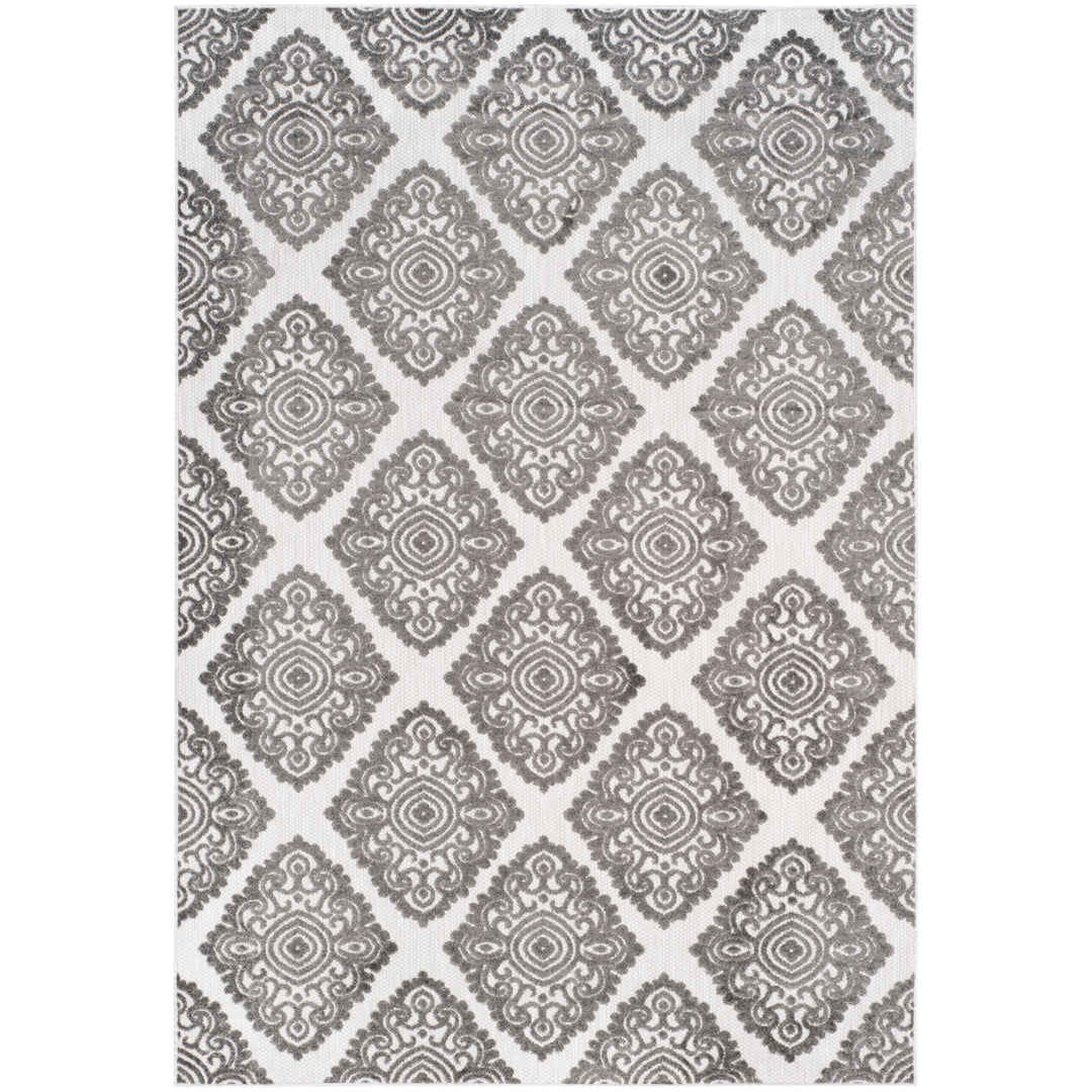 SAFAVIEH Cottage Collection COT907C Cream / Grey Rug Image 10