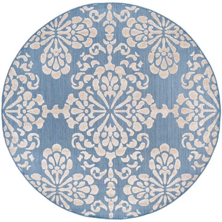 SAFAVIEH Cottage COT908F Light Blue / Beige Rug Image 4