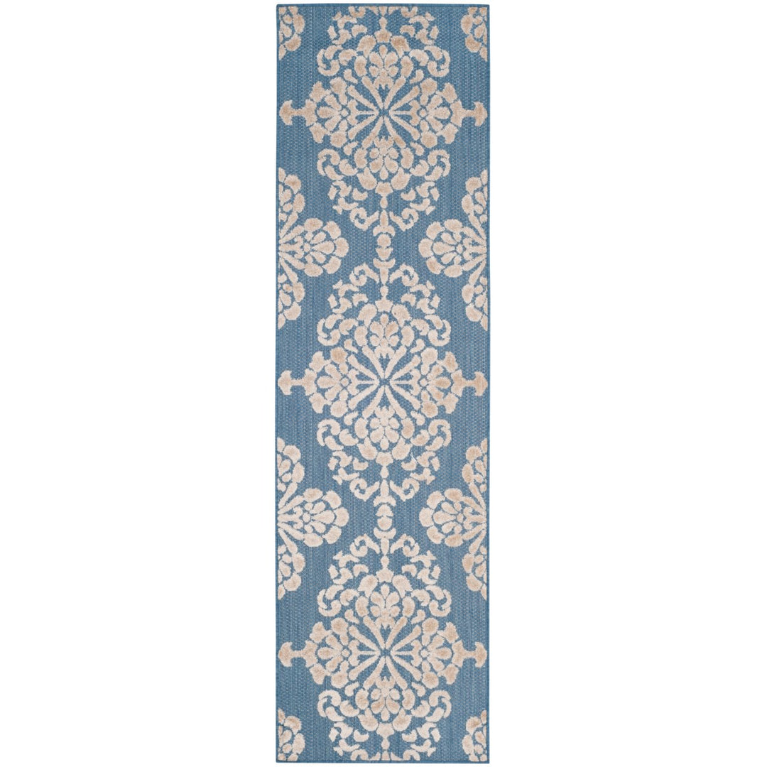 SAFAVIEH Cottage COT908F Light Blue / Beige Rug Image 5