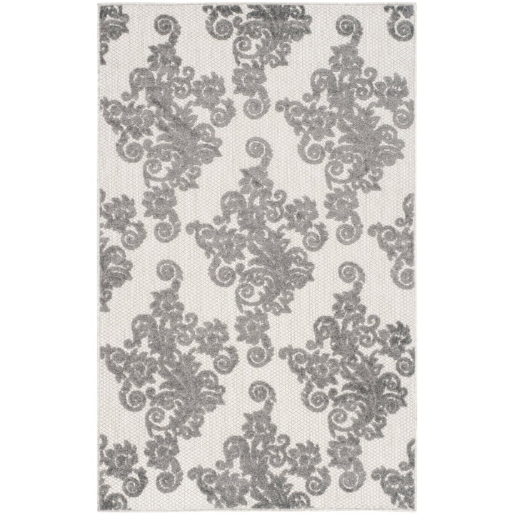 SAFAVIEH Cottage Collection COT909C Cream / Grey Rug Image 1