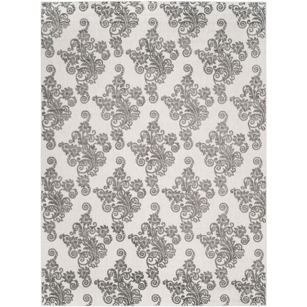 SAFAVIEH Cottage Collection COT909C Cream / Grey Rug Image 5