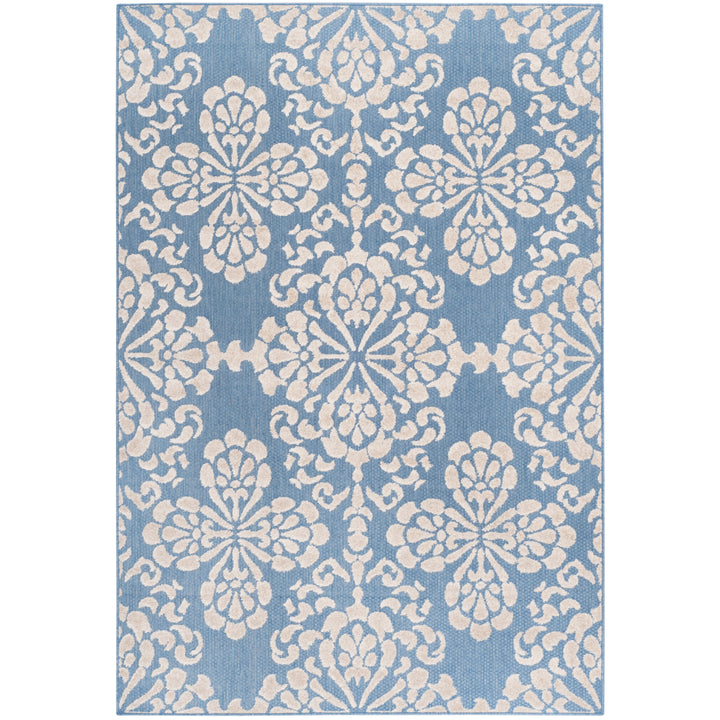 SAFAVIEH Cottage COT908F Light Blue / Beige Rug Image 9