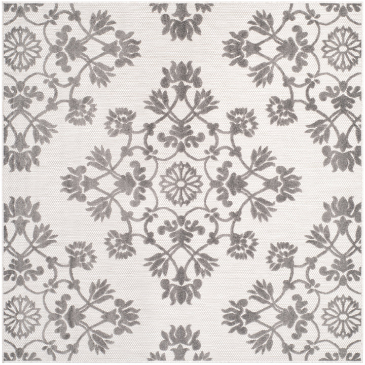 SAFAVIEH Cottage Collection COT910C Cream / Grey Rug Image 4