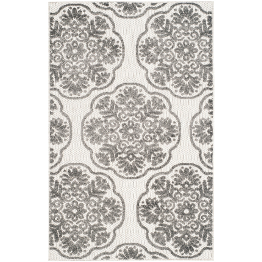 SAFAVIEH Cottage Collection COT911C Cream / Grey Rug Image 2