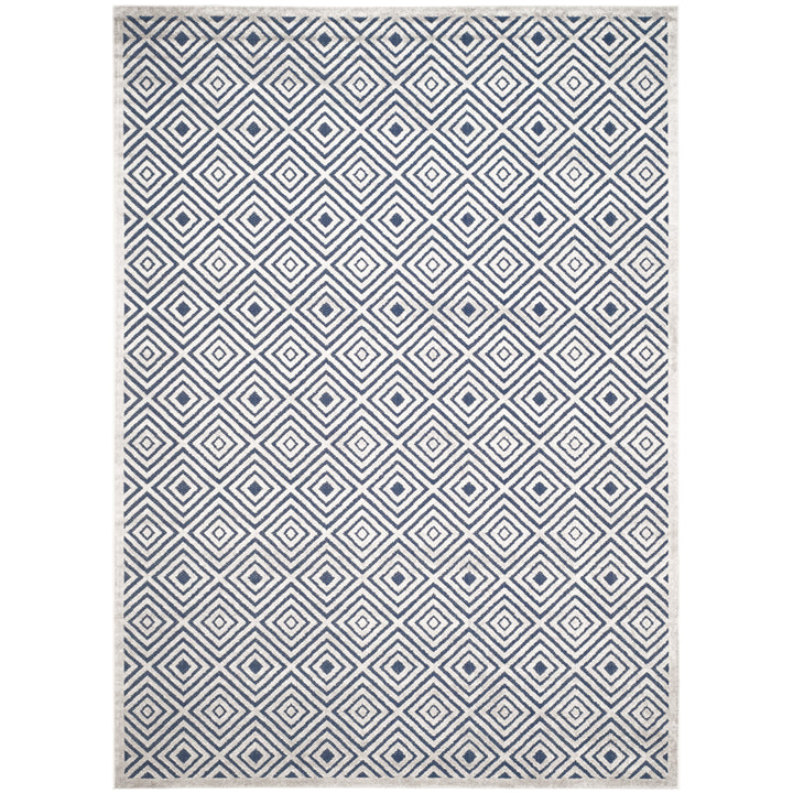 SAFAVIEH Cottage Collection COT913A Cream / Navy Rug Image 5