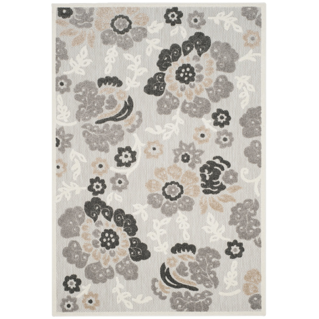 SAFAVIEH Cottage Collection COT920G Grey/Dark Grey Rug Image 4