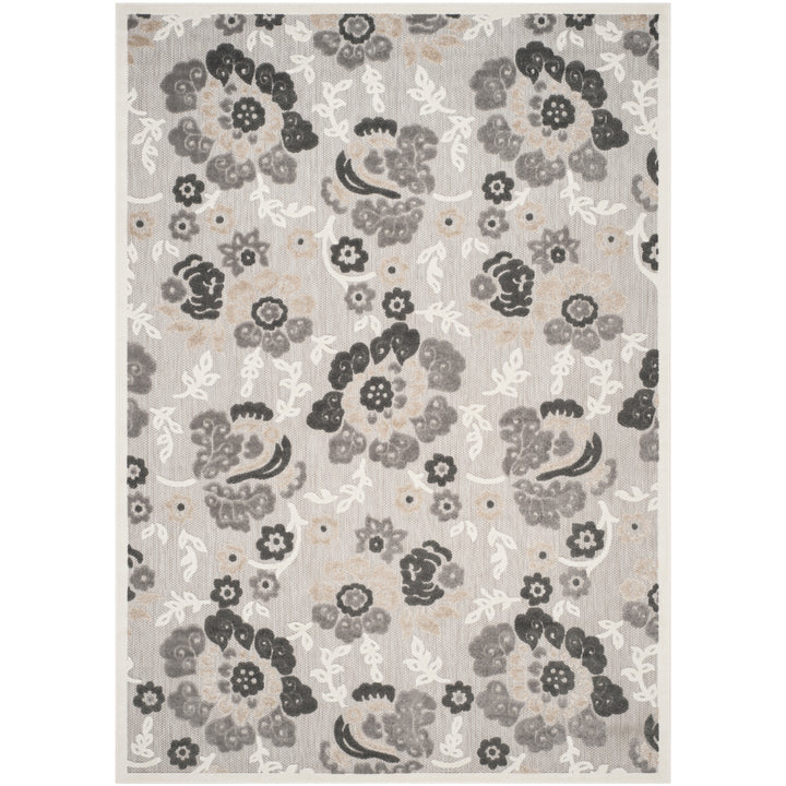 SAFAVIEH Cottage Collection COT920G Grey/Dark Grey Rug Image 5