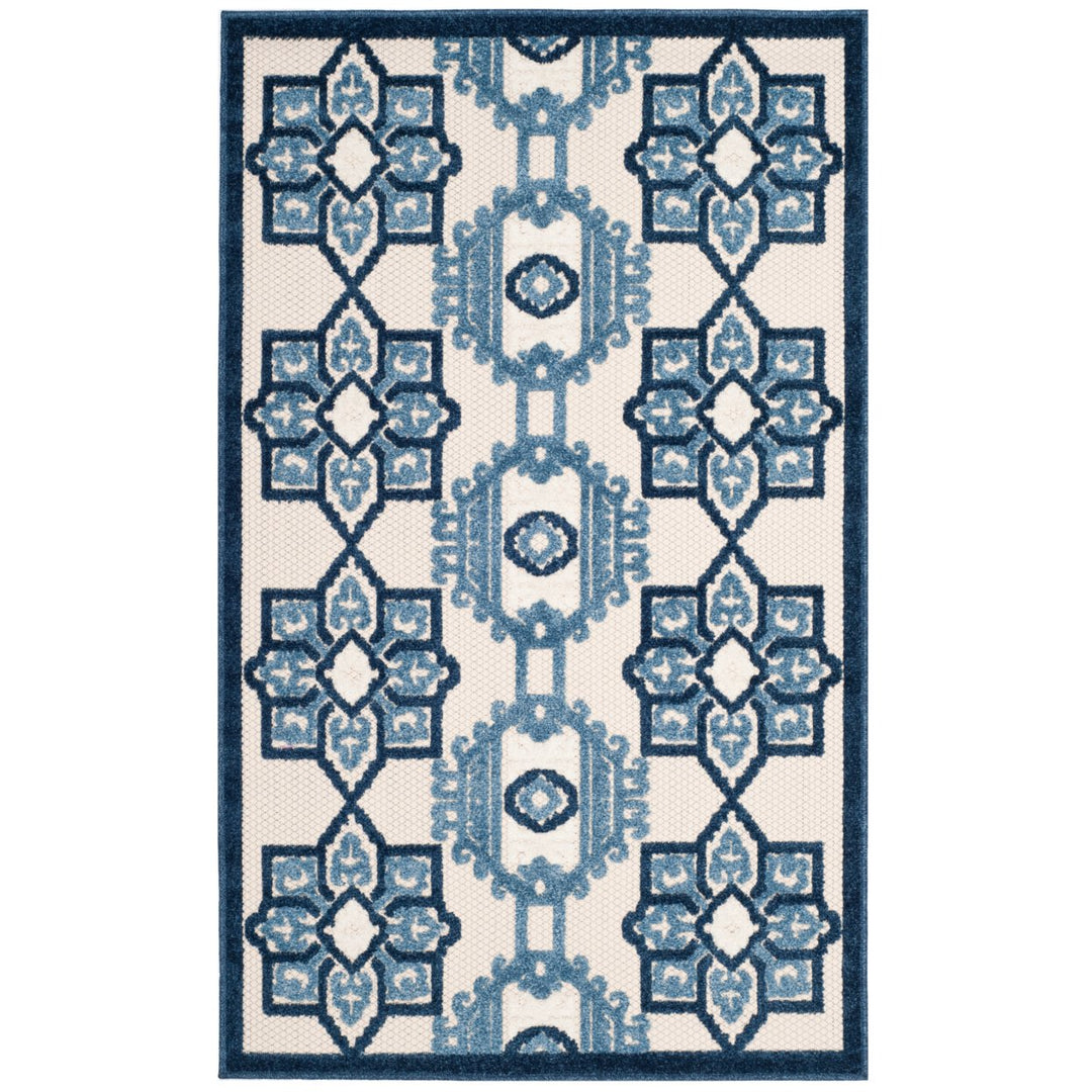 SAFAVIEH COT923B Cottage Ivory / Blue Image 3