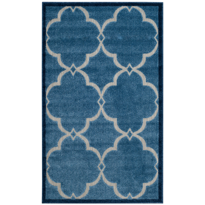 SAFAVIEH Cottage Collection COT926K Blue / Creme Rug Image 5