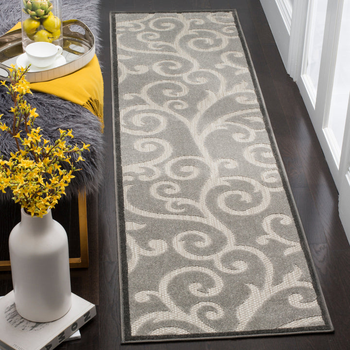 SAFAVIEH Cottage Collection COT927C Grey Rug Image 2