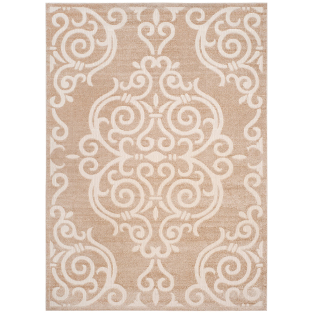 SAFAVIEH Cottage COT932L Light Beige / Cream Rug Image 1