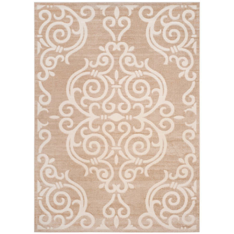 SAFAVIEH Cottage COT932L Light Beige / Cream Rug Image 1