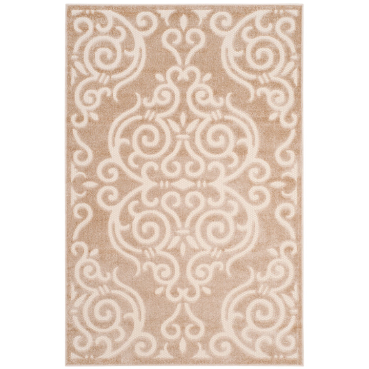 SAFAVIEH Cottage COT932L Light Beige / Cream Rug Image 1