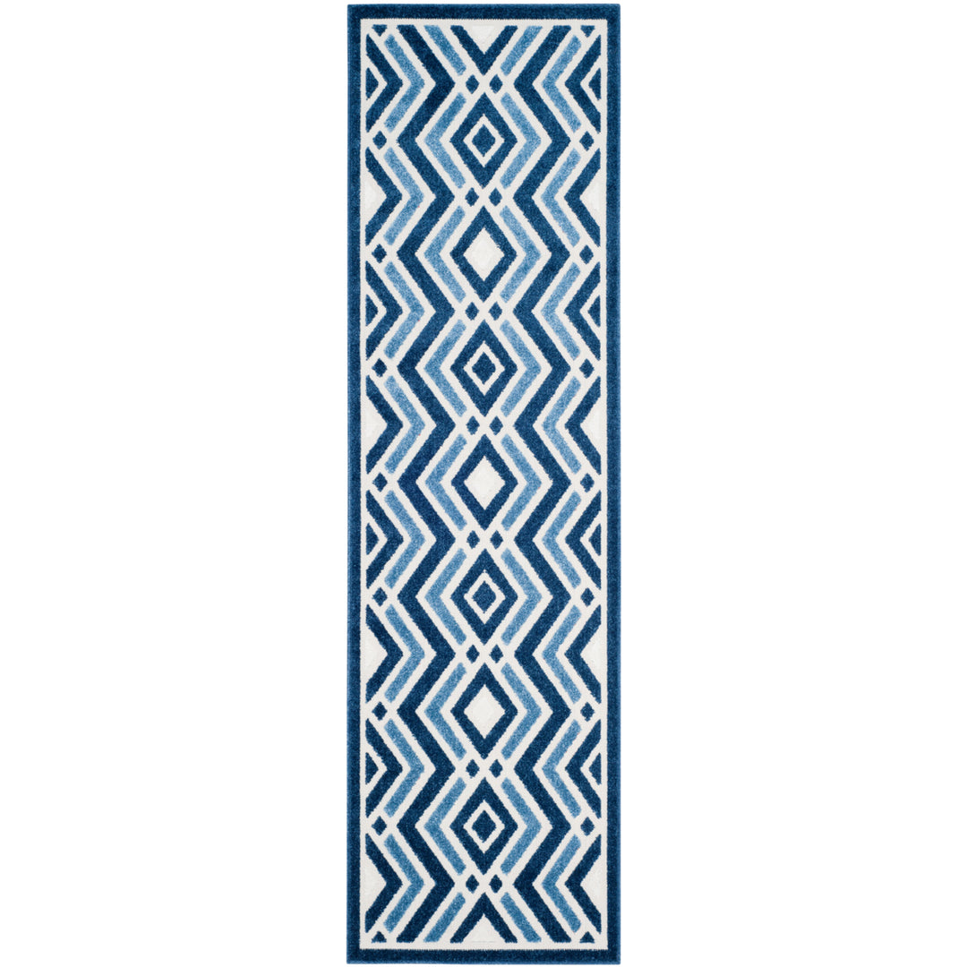 SAFAVIEH Cottage Collection COT934K Ivory / Blue Rug Image 5