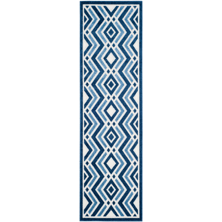 SAFAVIEH Cottage Collection COT934K Ivory / Blue Rug Image 5