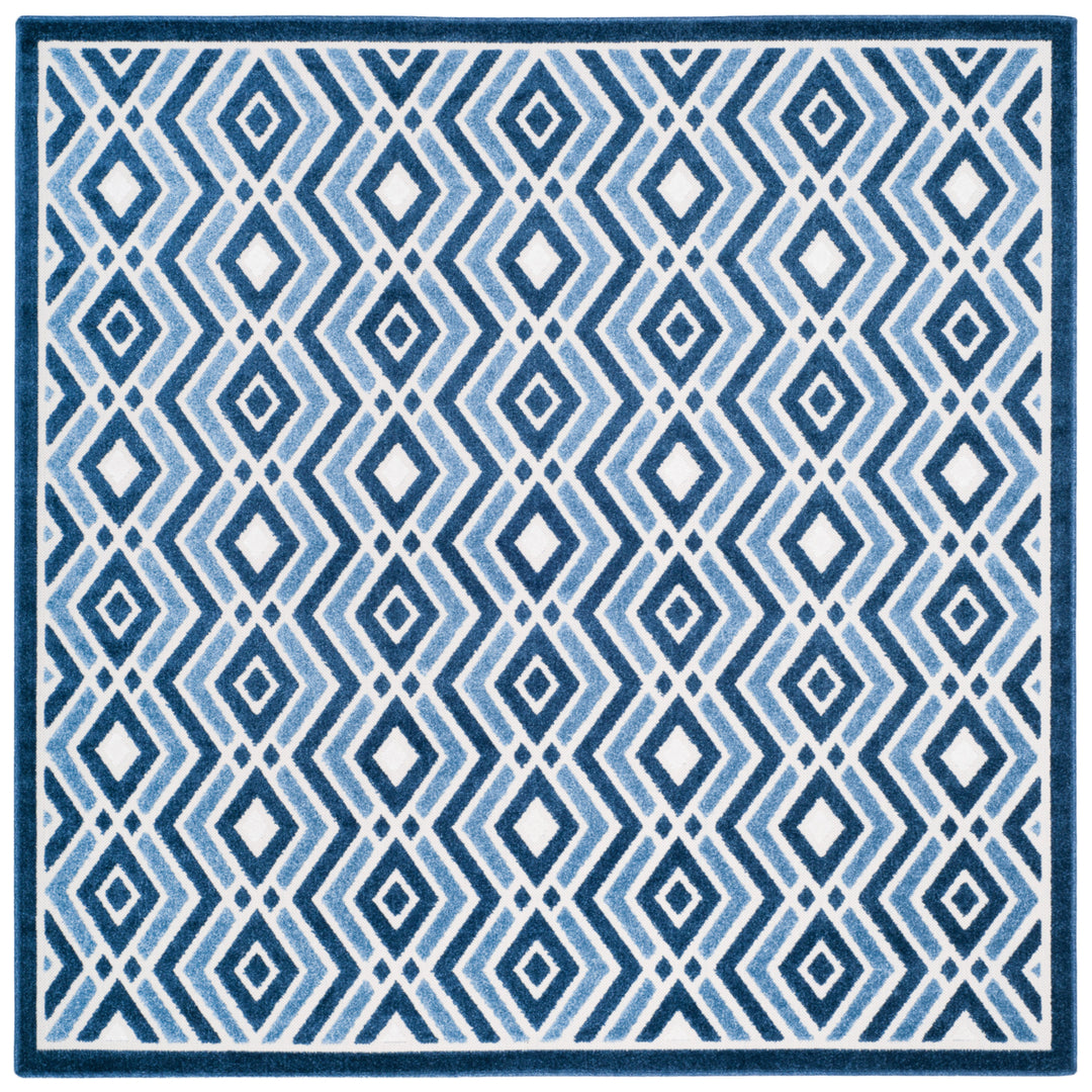 SAFAVIEH Cottage Collection COT934K Ivory / Blue Rug Image 6