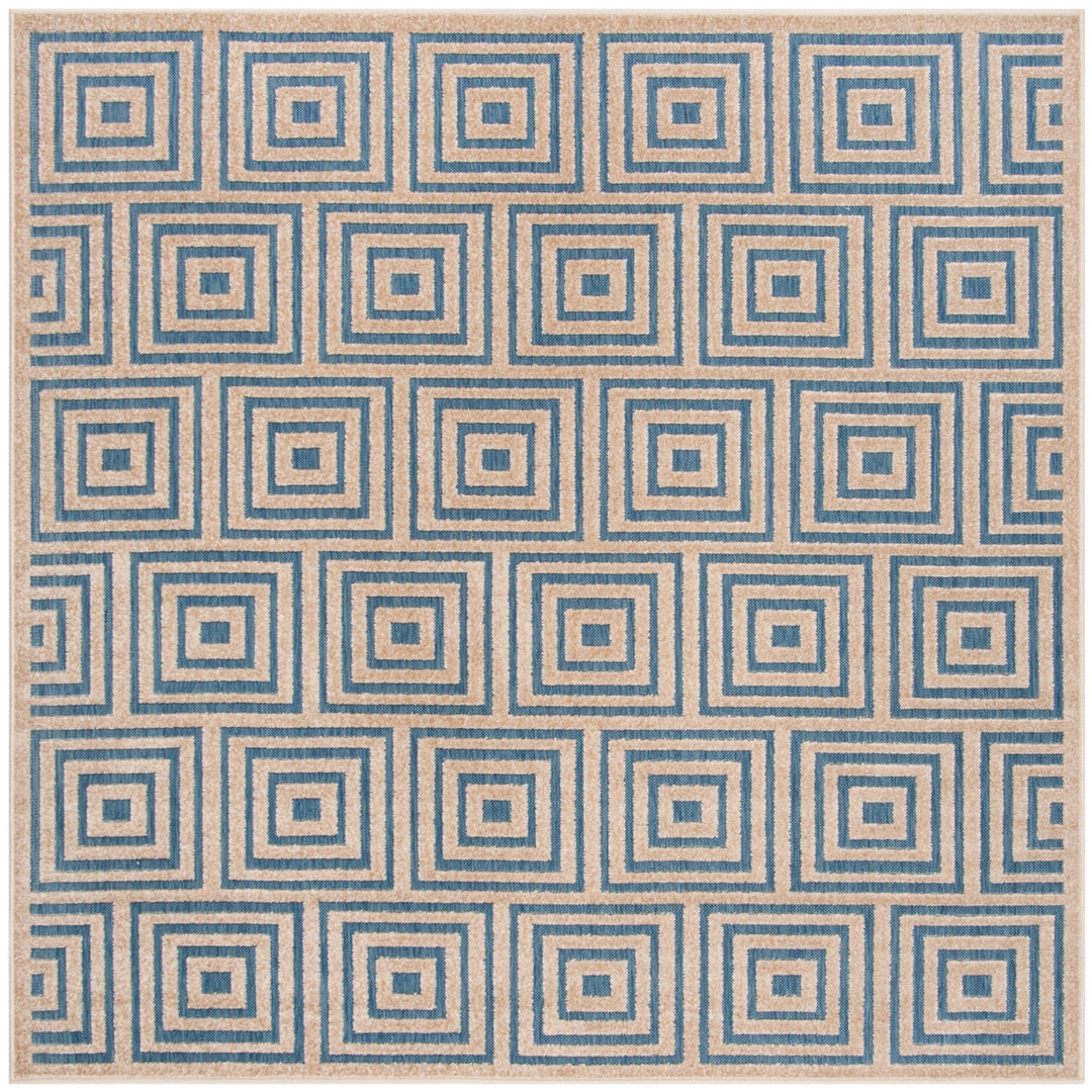 SAFAVIEH Cottage COT941F Light Blue / Cream Rug Image 6