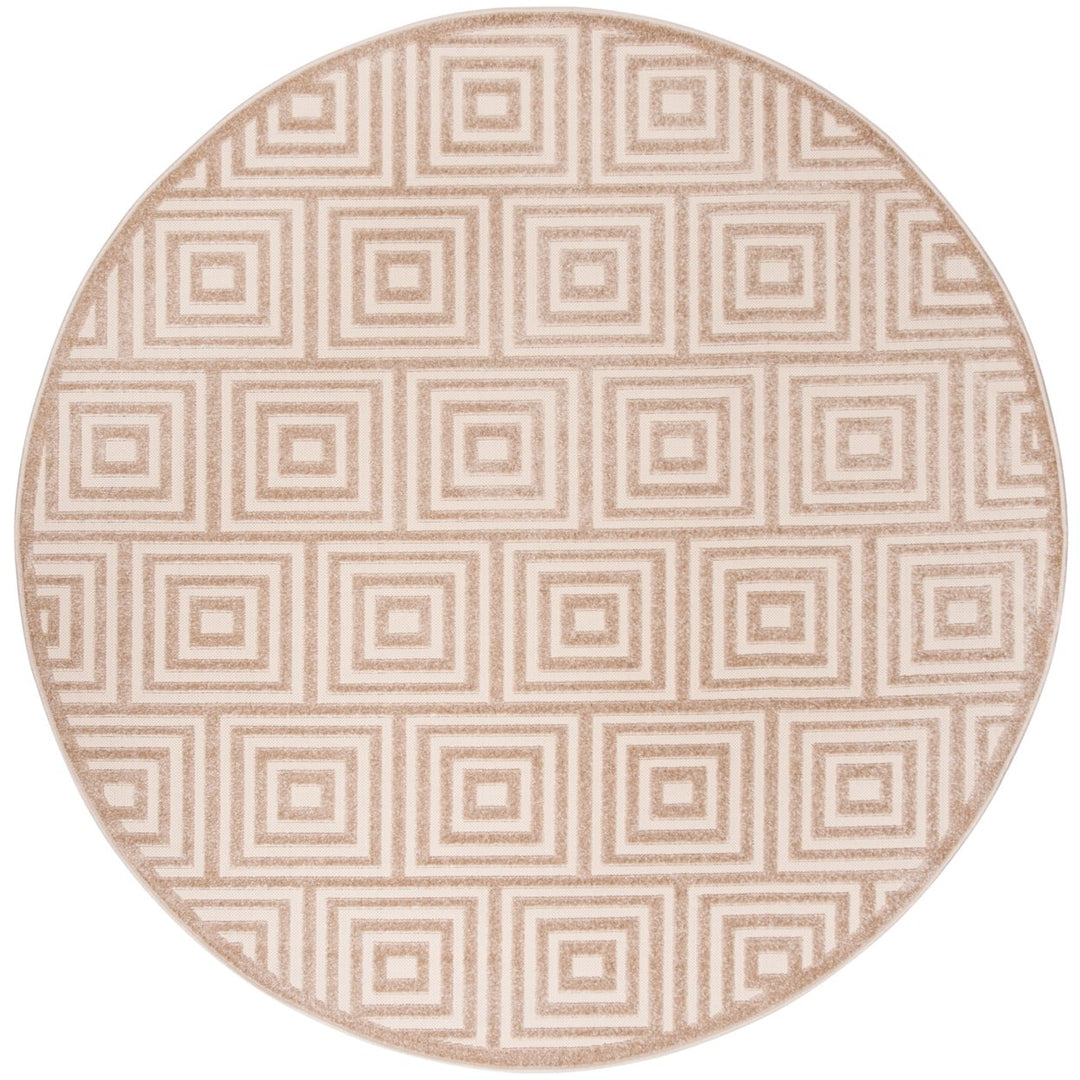 SAFAVIEH Cottage Collection COT941J Creme / Creme Rug Image 4